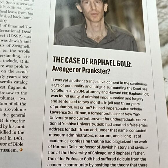 Dead sea scrolls, decoded , revealed. 2020 , history magazine. - Picture 16 of 16